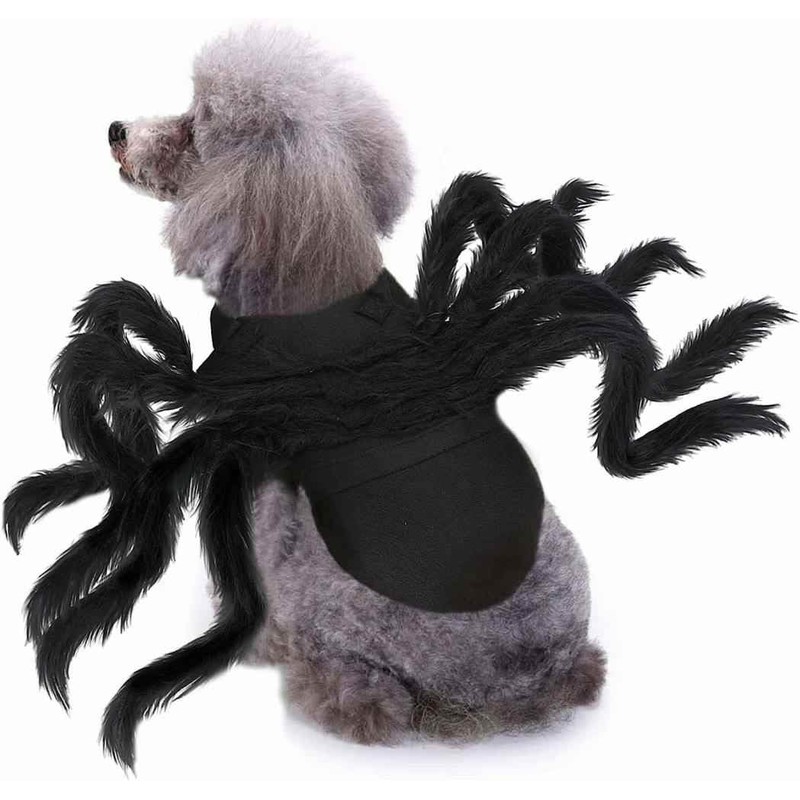 Lumadecor Spider Pet Costume - Cosplay Costumes with Adjustable Velcro