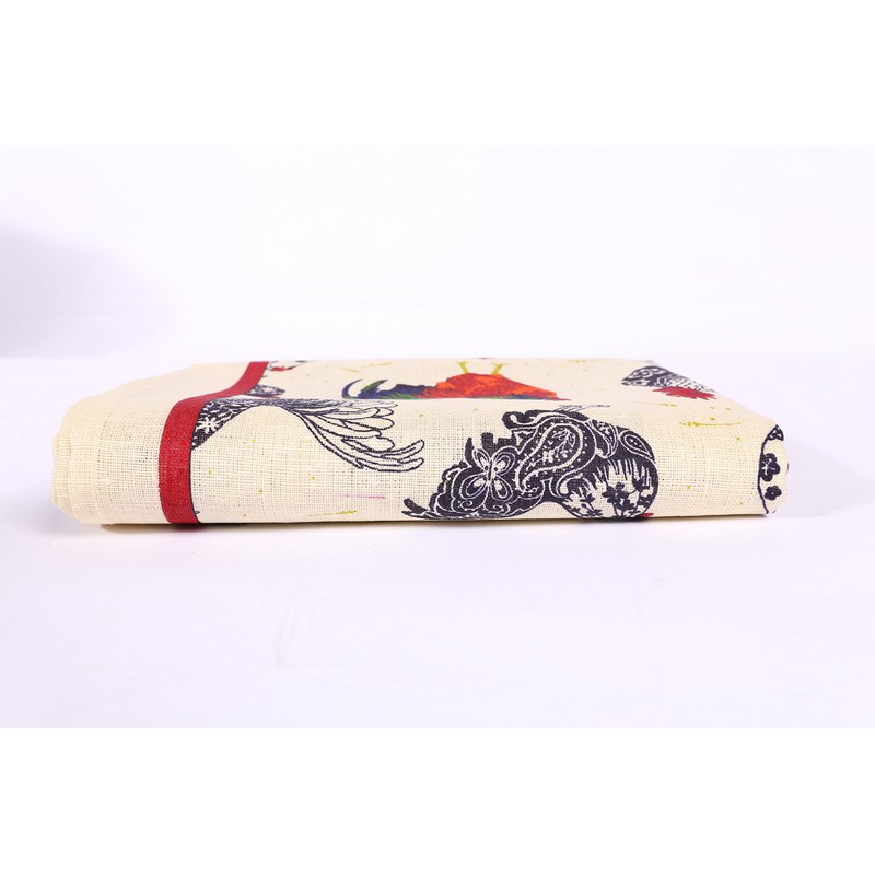 Rooster Linen Tea Towel