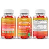 HUUAYAO Vitamin C Gummies for Adults, Chewable Vitamin C Gummies