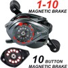 Sougayilang Baitcasting Reel – Lightweight Graphite Frame – 9 +