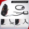 Nilight Remote Wiring Harness for LED Light Bar Wireless Strobe