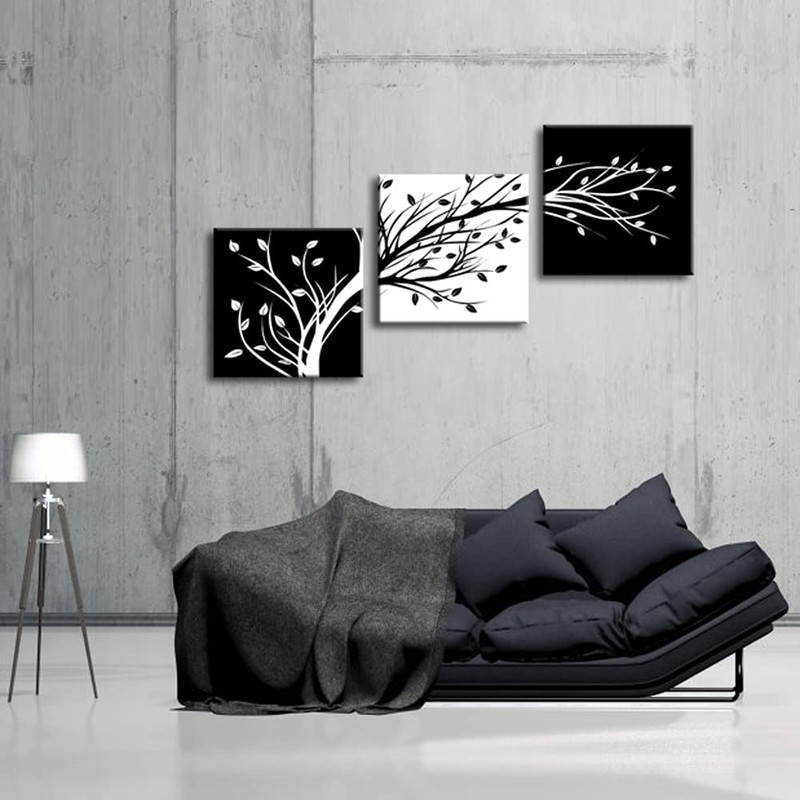Wieco Art 3 Piece Canvas Prints Wall Art for Living