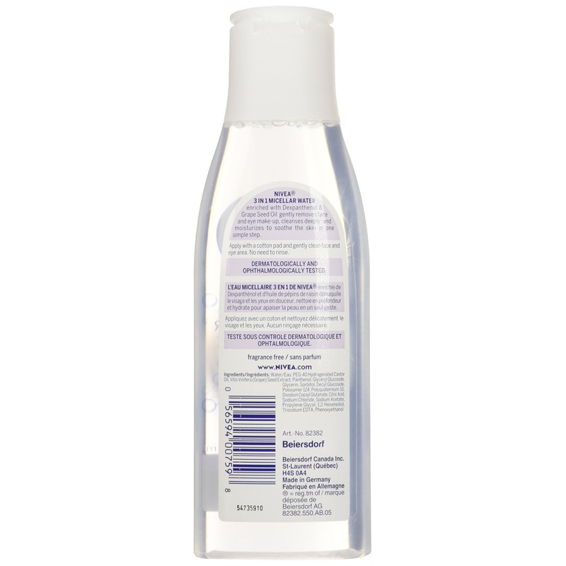 Nivea Daily Essentials Sensitive 3 in 1 Micellar Cleansing Water