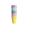 Harfield Tableware Pastel Pack of 10 Tumblers Reusable BPA Free