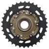 SHIMANO,One Size,Silber/Schwarz,EMFTZ5007434 Tourney/TY MF-TZ500 7-speed multiple freewheel, 14-34 tooth