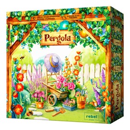 Rebel Studio Pergola Board Game - Euro-Style Gardening Strategy Game with Action Drafting, Tile Placement & Set Collection for Kids & Adults, Ages 10+, 1-4 Players, 45-60 Min Playtime