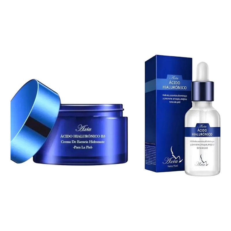 Kit Acido Hialurónico B5 Crema + Suero Hidratación Facial