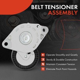 A-Premium Belt Tensioner Assembly with Pulley Compatible with Mitsubishi Outlander 2007-2020 V6 3.0L, Sport Utility, Replace# 1345A031, MA857385