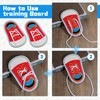 Josojoou 2Pcs Shoe Tying Practice Board, Learn How to Tie