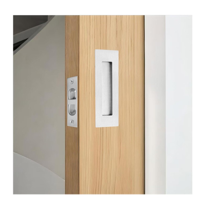 Fihatokus 4 Inch Pocket Door Edge Pull, 304 Stainless Steel