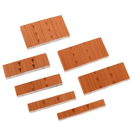 HAMWOO 23 Gauge Pin Nails, Headless Pinner Nails,7 Sizes Assorted,Red Copper Coated for Molding Cabinetry,Photo Frame,Handicrafts Assembly(3/8",1/2",3/5",4/5",1",1-3/16",1-3/8":7000pcs)