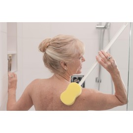 Sammons Preston Economy Hip Kit I, 4-Piece Kit Includes 26" Easireach II Reacher, 16.5" Plastic Shoehorn, Sock Aid with Built-Up Handles & Contoured Bath Sponge, Dressing Aids & Self-Care Tools