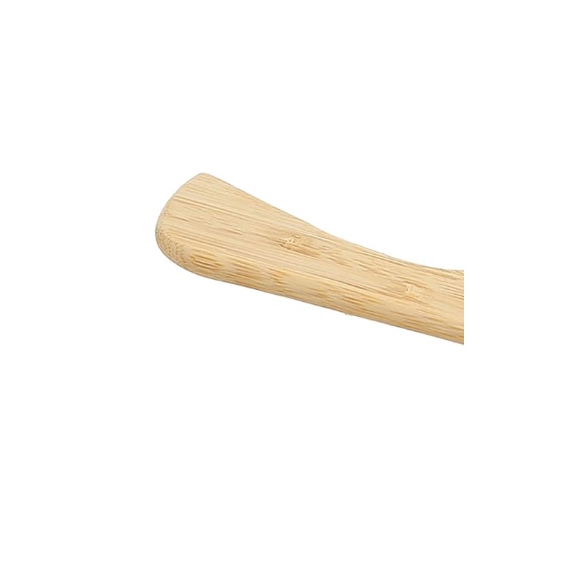 Peine de bambú de dientes anchos, antiestático, ligero y resistente.