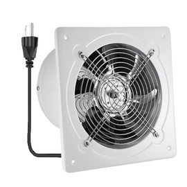 RLOZUI 6 inch Exhaust Fan, 382CFM Wall Mounted Vent Fans, Ventilation Fan Bathroom Garage Attic Exhaust Fan Ceiling and Wall Mount Fan for Kitchen/Bathroom, 110V 40W