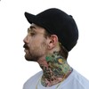 [Croogo] Umpire Cap Men's Short Brim Cotton Large Size Short