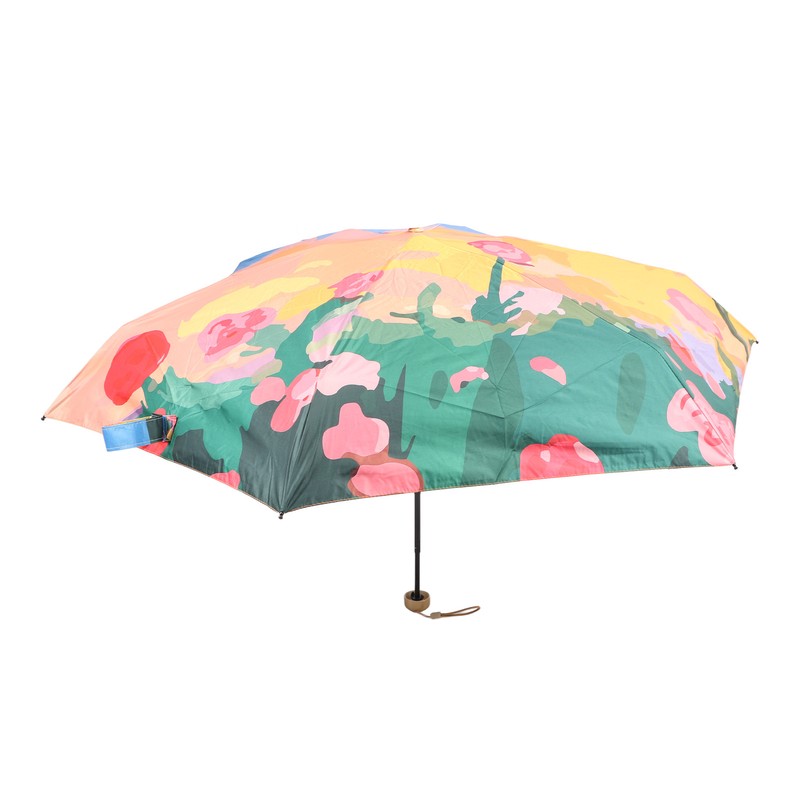 Sun Umbrella Compact Umbrella 5 Level Foldable 6 Ribs Multiuse