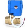 1" Motorized Ball Valve, Brass Ball Valve, Standard Port, 9-24V