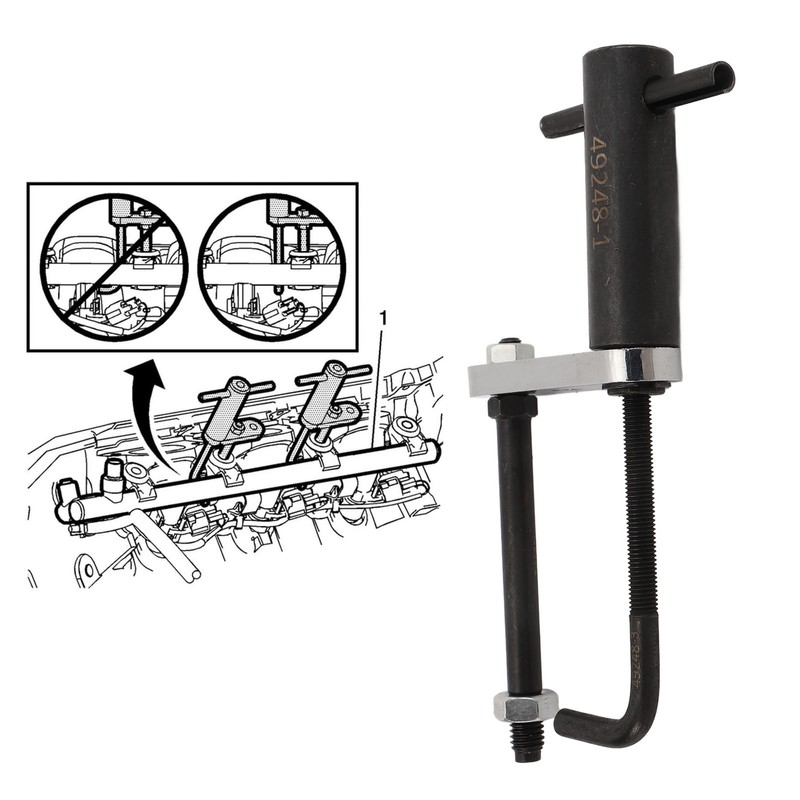 Fuel Injector Rail Assembly Remover Tool EN 49245 Professional Fuel