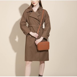 David Jones - Women's Small Square Crossbody Bag - Ladies Chain Shoulder Messenger Bag - PU Faux Leather Zipper Clutch - Little Cute Handbag Fashion Evening Pochette Phone Purse Elegant - Burgundy Red