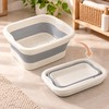 Portable Footbath Massage Bucket Easy To Store Foot Soaking Bath