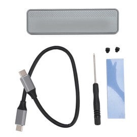 M.2 NVMe SSD Enclosure 20Gbps 4TB USB 3.2 GEN 2 Type C M Key Aluminium Alloy PCIe SSD Enclosure for 2230 2242 2260 2280  (Not Inclube Hard Disk)