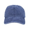 Van Der Linn Unisex Washed Denim Cap, Classic Plain Adjustable