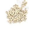 Vlasy 100Pcs 5mm Silicone Lined Micro Ring Beads for Hair