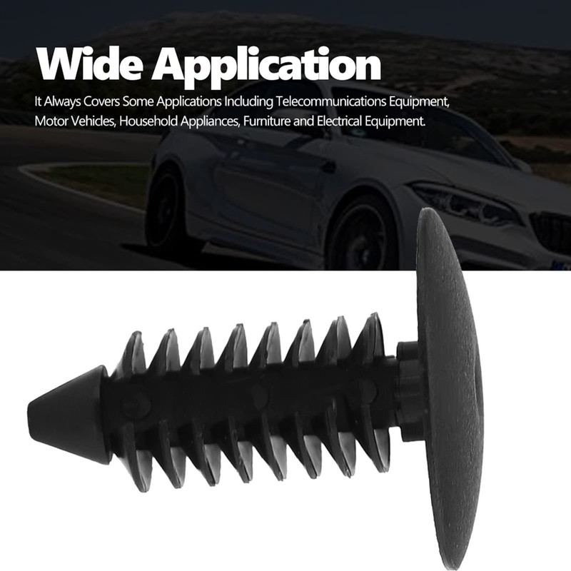 100 Pcs Plastic Automotive Rivets Push In Rivet Bumper Door