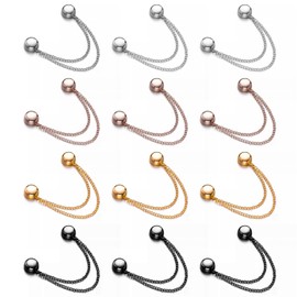 12 Pieces of Trouser Leg Magnetic Buckles, Trouser Leg Fixing Clips, Multifunctional Magnetic Clothes Clips, No Punching Clothes Clips, Clothing Accessories