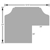 OVALCREST Oval Beveled Wall Mirror for Home Decor - Toronto