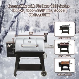 GLARETEX Insulation Blanket for Pit Boss 1000 Series, 1000XL, 1000 Traditions, 1000SC, Grill Blanket for 67343, Smoker Blanket for Winter Cooking, Saving Pellet