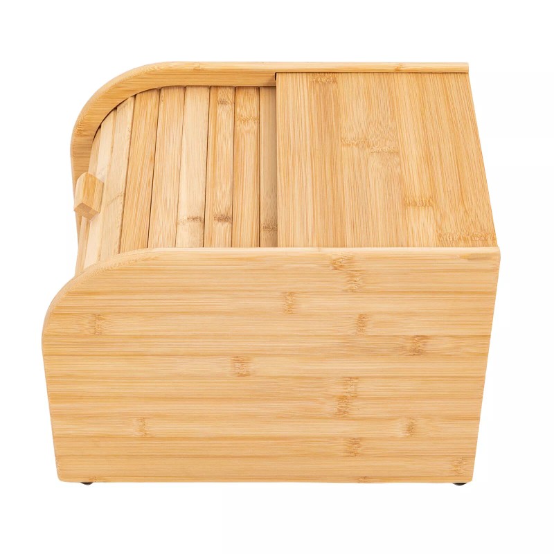 10kg Bamboo Rice Storage Container With Lid Rectangular Rice Storage