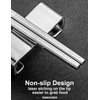 TINMARDA Metal Chopsticks Reusable 3 Pairs Stainless Steel Chopsticks Titanium