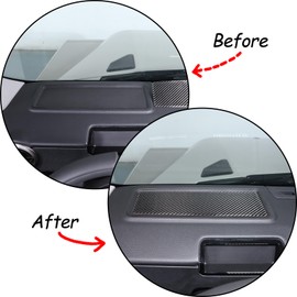 Hudiriy Soft Carbon Fiber Dashboard Storage Box Panel Trim Cover Sticker Compatible with Ineos Grenadier 2020-2024 Interior Protection Accessories