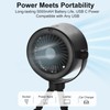 5000mAh Portable Stroller Fan with LCD Display, 5-Speed, Rechargeable Battery