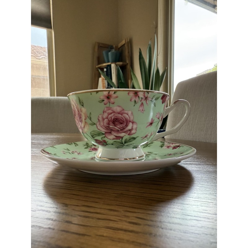 Three Black Cats Bone China "You've been poisoned- Bye" Tea