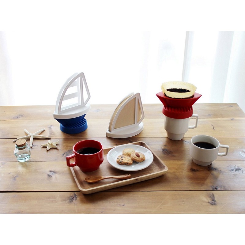 Yawata Kasei Trip to Marina Coffee Dripper & Filter Folder,