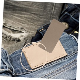 EXCEART 200 Piezas Cuerda Para Etiquetas De Ropa Hilos Para Etiquetas Ropa Cuerda De Y PláStico 20cm Beige FáCil De Usar Y Duradera