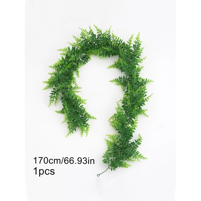 Artificial Hanging Fern Vine for Home & Garden Decor –