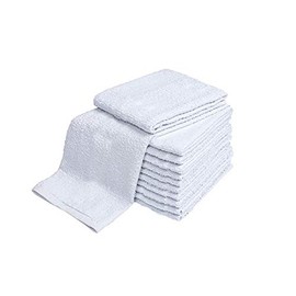 Sara Glove 28oz Bar Mop Towels 16x19, 100% Cotton, Commercial Grade Professional Kitchen/Restaurant BarMop Towels (White-120 Pack)