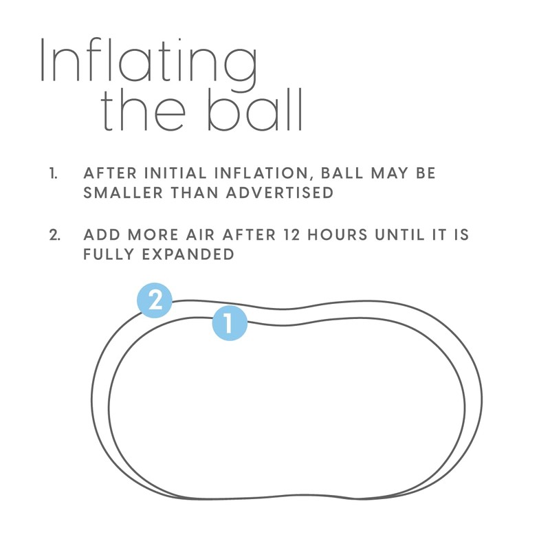 Milliard Peanut Ball Physio Roll for Exercise, Therapy, Labor, Birthing
