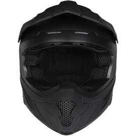 Raider Z7 Unisex-Adult Off-Road MX Helmet (Matte Black, X-Large)