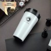 Francisco® Vaso Termo De Acero Inoxidable Con Tapa Y Asa