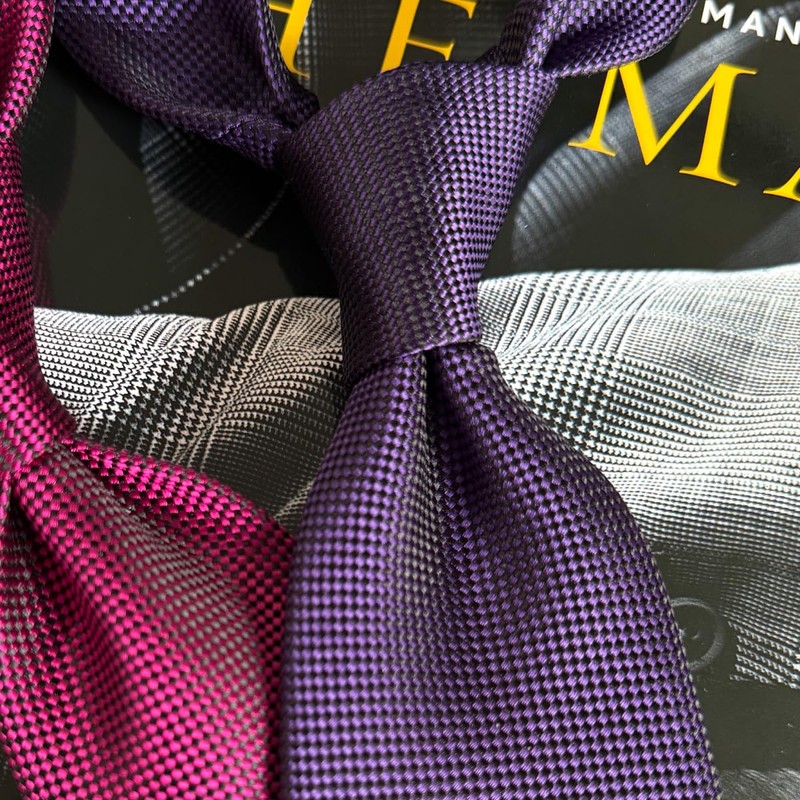 Milano Alpha njpmj -01 Necktie, Made in Japan, 100% Silk,