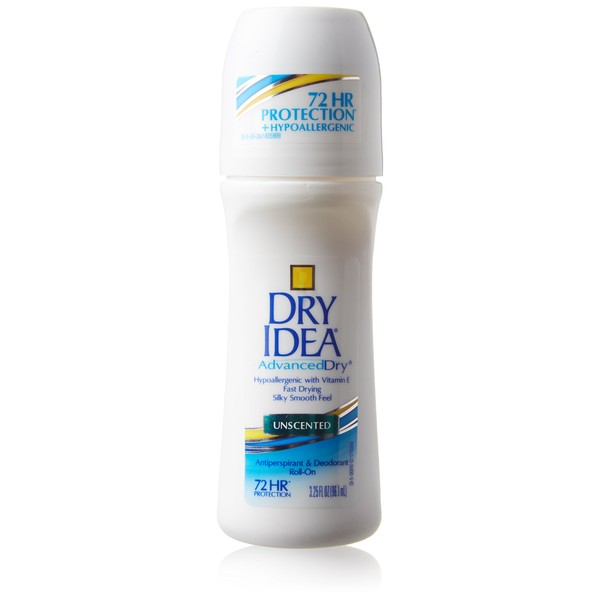 Dry Idea Antiperspirant Deodorant, Unscented, 3.25 Ounces