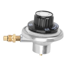 TOPINCN Grill Adjustable Regulator, Adjustable Regulator Control Valve for, Zinc Alloy, Low Pressure, 47600 BTU/HR, Thread Connection
