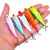 Metal Blade Baits for Bass Fishing Lures, 5pcs Hard Metal