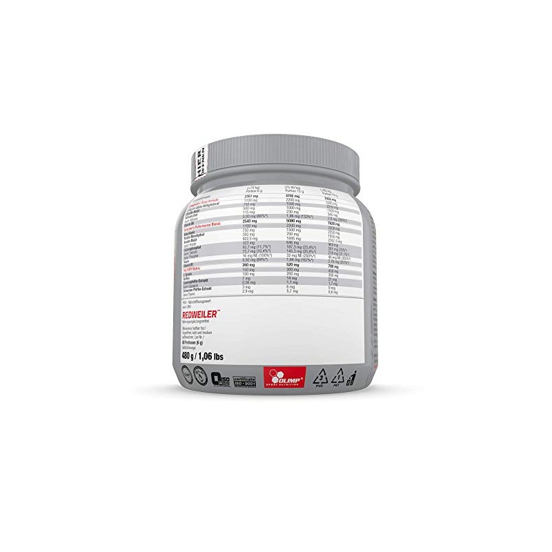 Olimp Redweiler Powder 480g - Orange Flavour