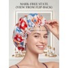 Aquior Gorro Ducha Grande Reutilizable Impermeable Mujer Todo Tipo Cabello