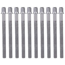 Hyclam 10Pcs Drum Screws - Snare & Bass Drum Lugs & Tension Rods